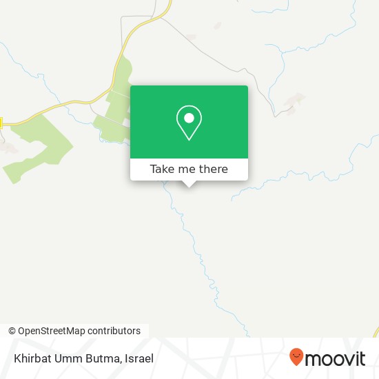 Khirbat Umm Butma map