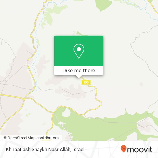 Khirbat ash Shaykh Naşr Allāh map