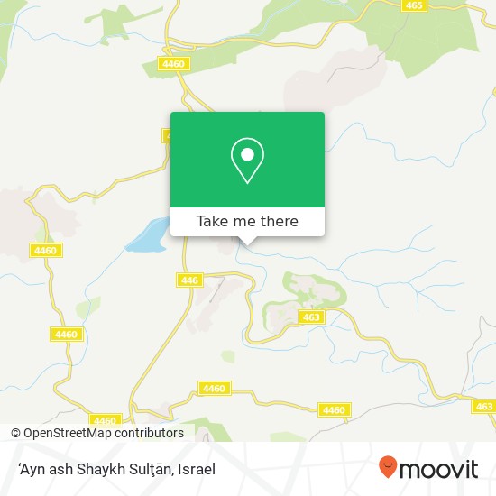 ‘Ayn ash Shaykh Sulţān map