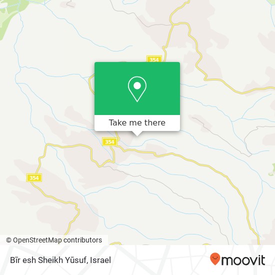 Bīr esh Sheikh Yūsuf map