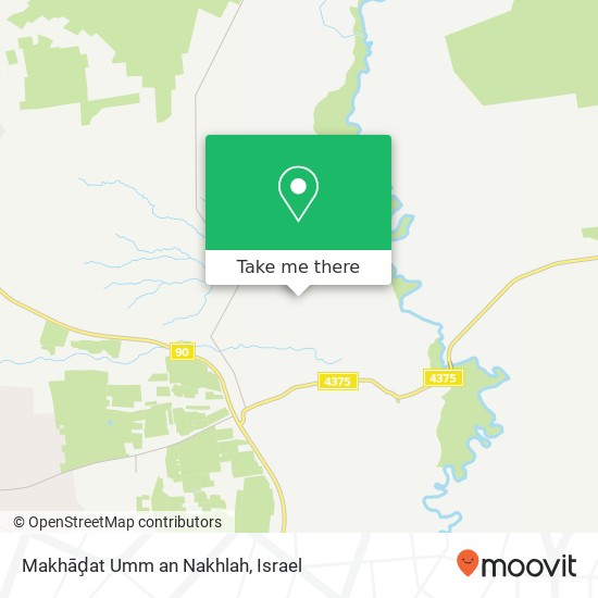 Карта Makhāḑat Umm an Nakhlah