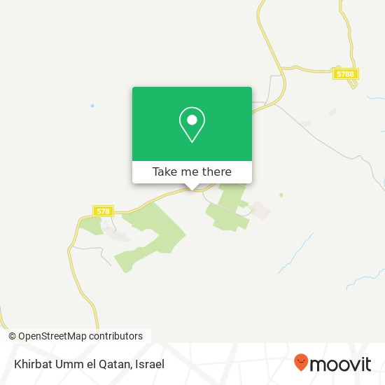 Khirbat Umm el Qatan map