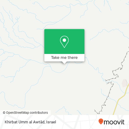 Khirbat Umm al Awtād map