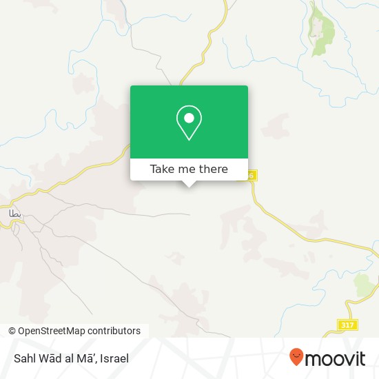 Sahl Wād al Mā’ map