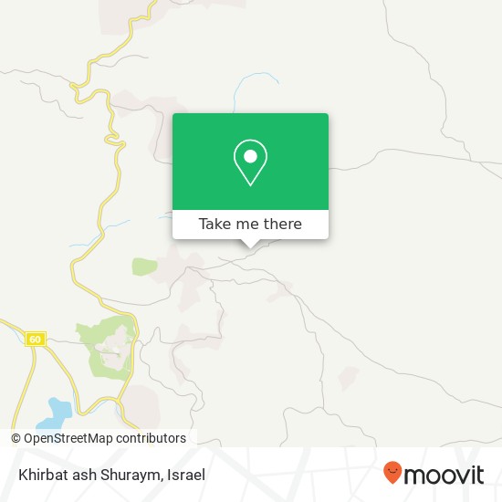 Карта Khirbat ash Shuraym