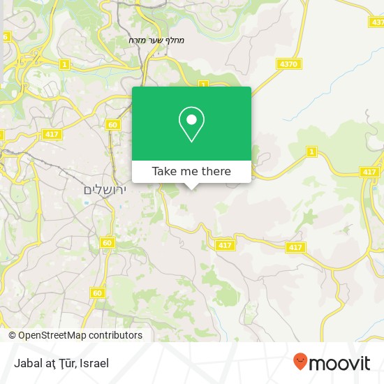 Карта Jabal aţ Ţūr