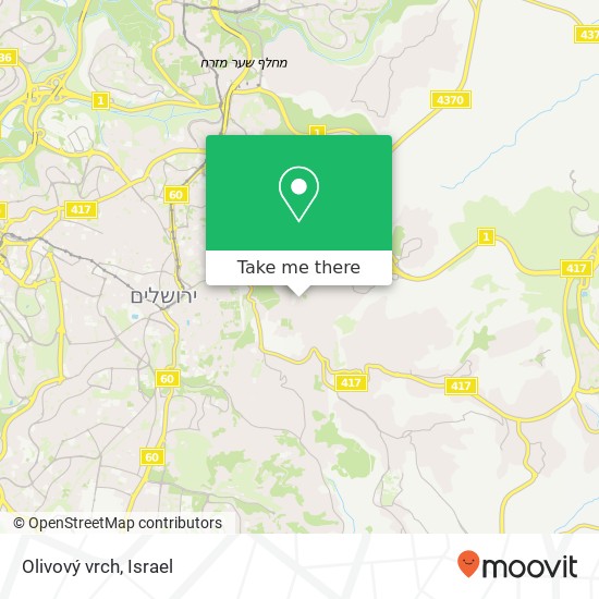 Карта Olivový vrch