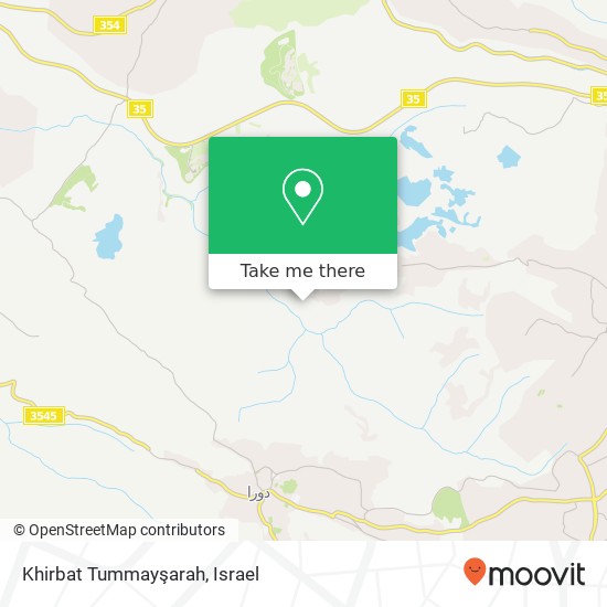 Khirbat Tummayşarah map