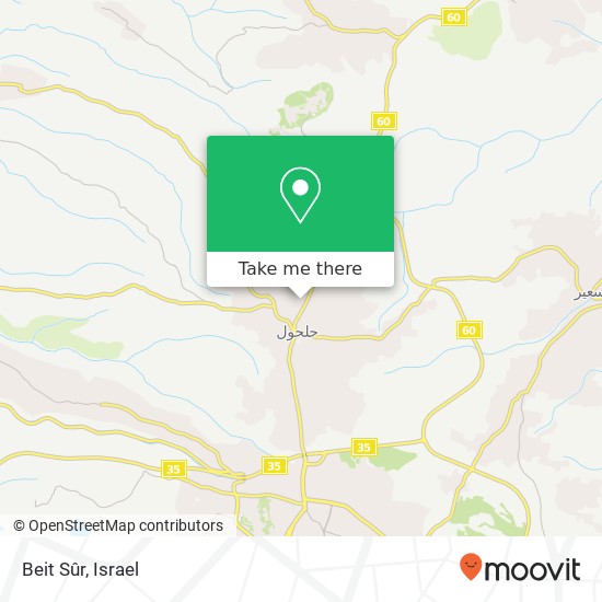 Beit Sûr map