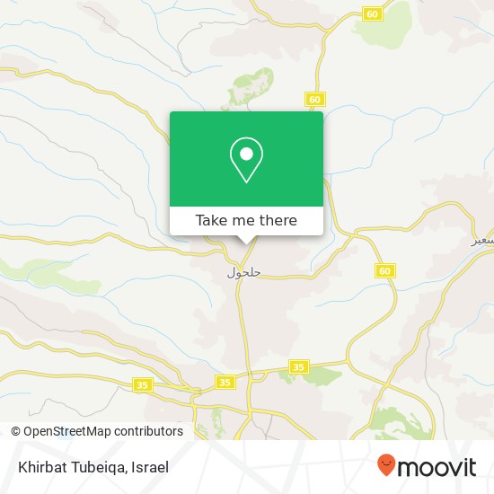 Khirbat Tubeiqa map