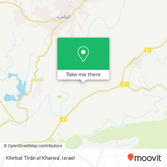 Khirbat Tirān el Kharwa‘ map