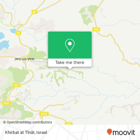 Карта Khirbat at Tīnāt