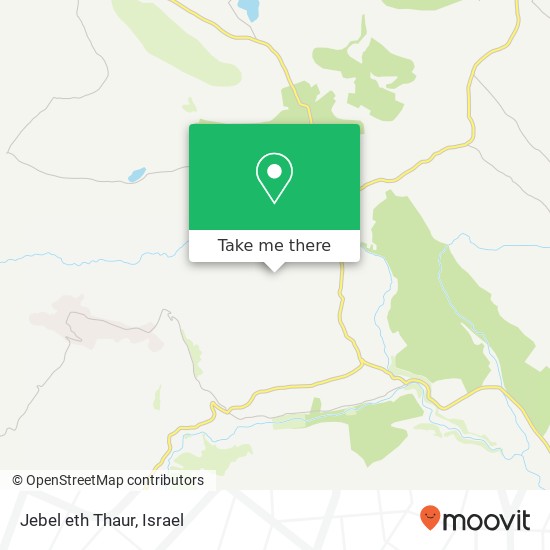 Jebel eth Thaur map