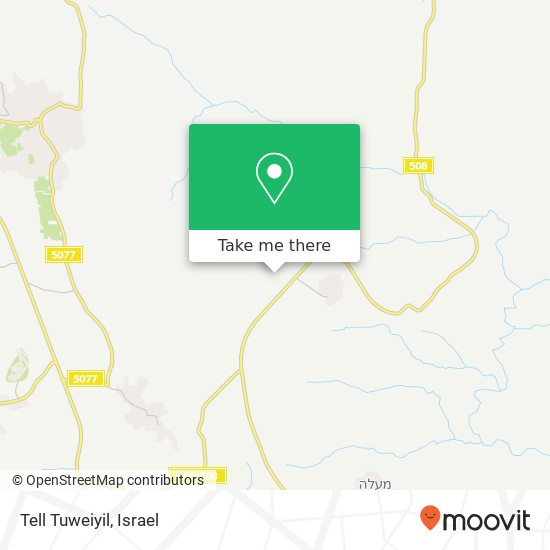Карта Tell Tuweiyil