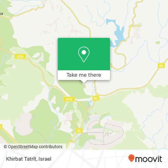 Khirbat Tatrīt map