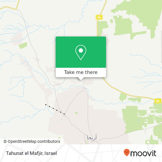 Tahunat el Mafjir map