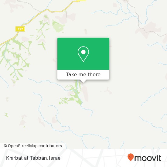 Khirbat at Tabbān map