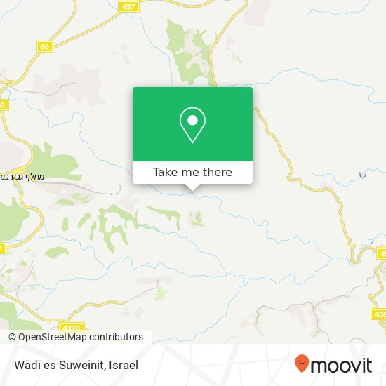 Wādī es Suweinit map