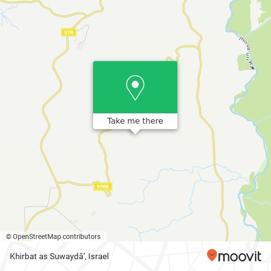 Карта Khirbat as Suwaydā’