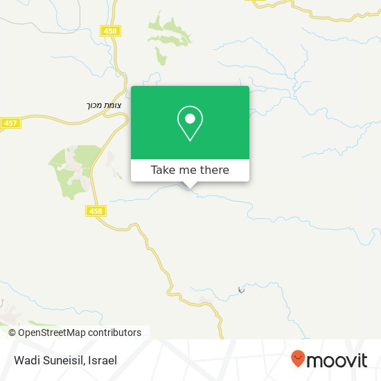 Wadi Suneisil map