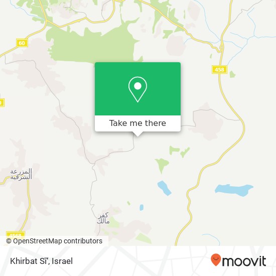 Khirbat Sī‘ map