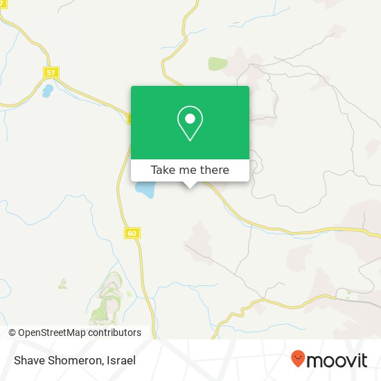 Карта Shave Shomeron