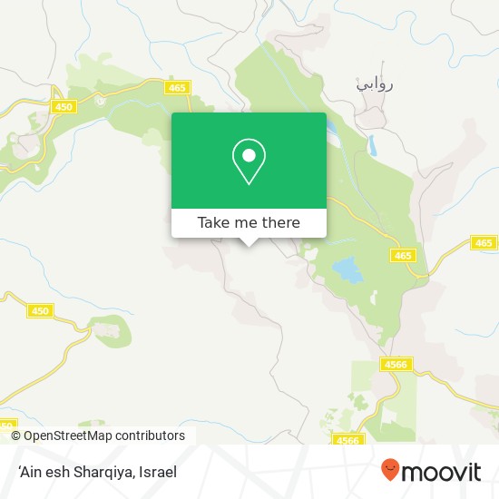 Карта ‘Ain esh Sharqiya