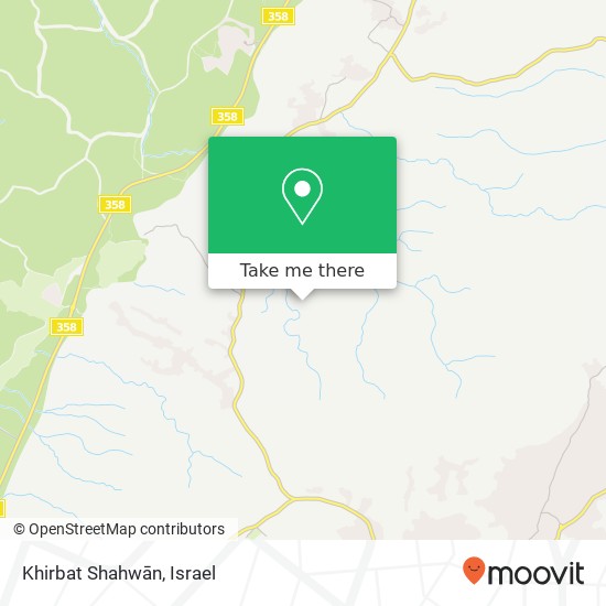 Khirbat Shahwān map