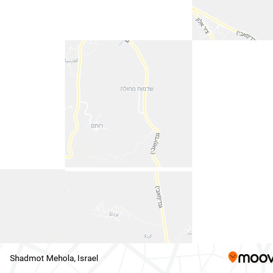 Shadmot Mehola map