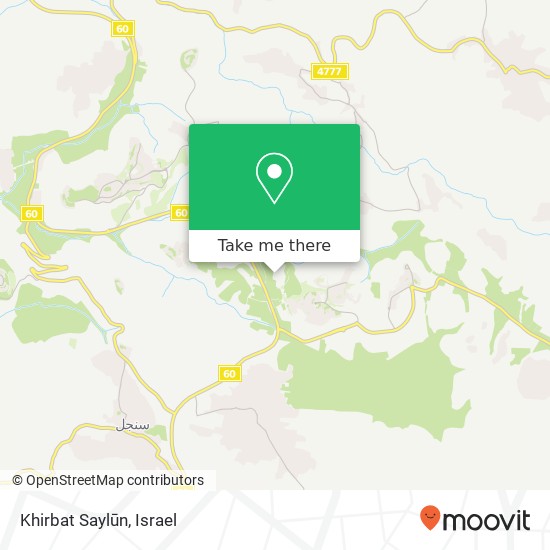 Карта Khirbat Saylūn