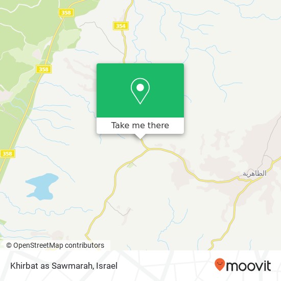 Khirbat as Sawmarah map