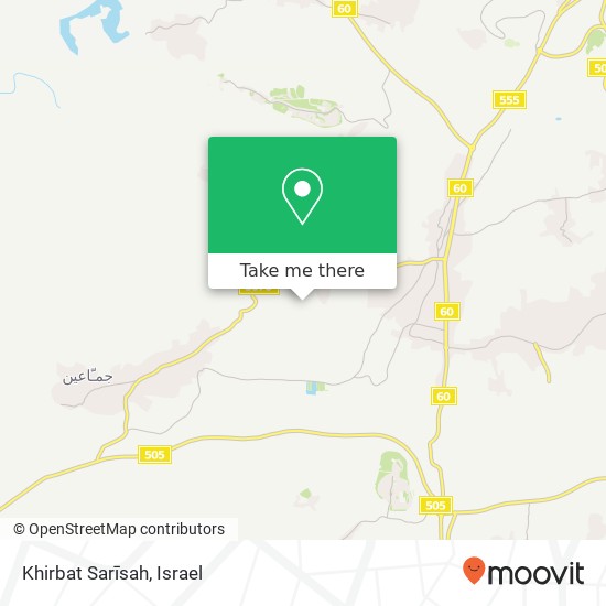 Khirbat Sarīsah map