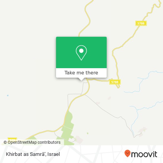 Khirbat as Samrā’ map