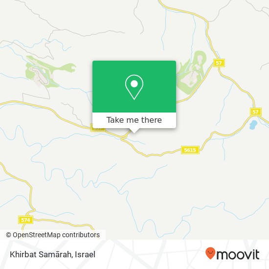 Карта Khirbat Samārah