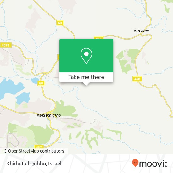 Khirbat al Qubba map