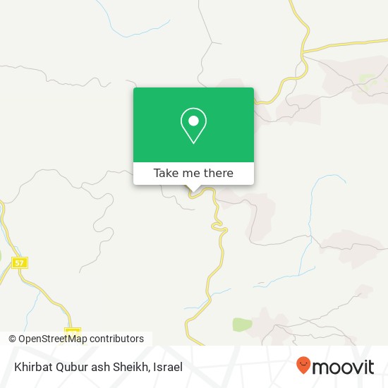 Карта Khirbat Qubur ash Sheikh