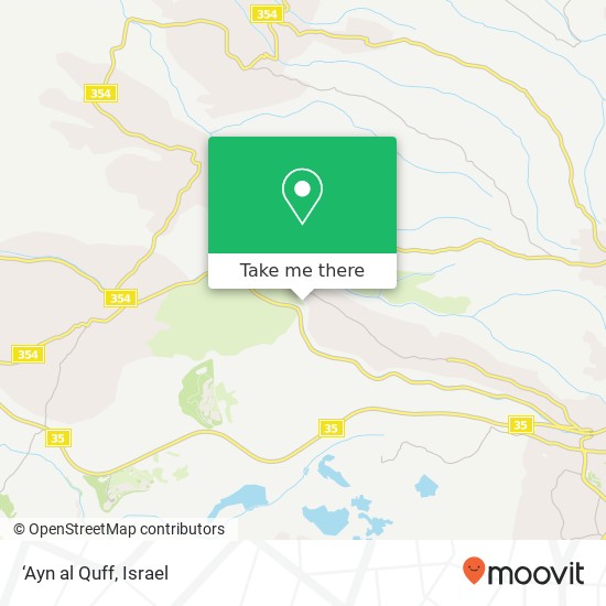 ‘Ayn al Quff map