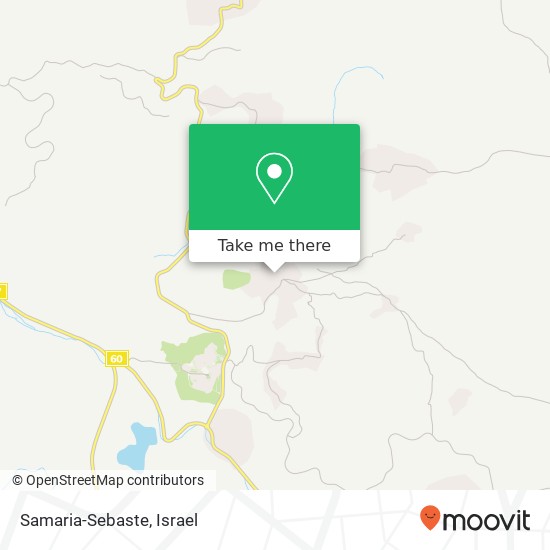 Samaria-Sebaste map