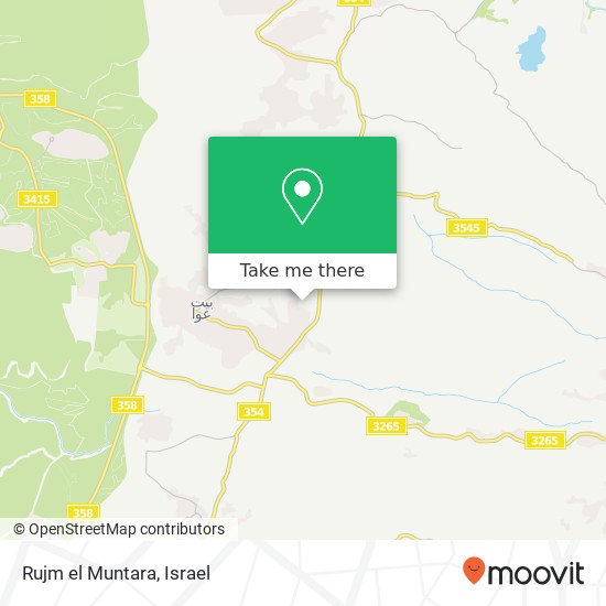 Rujm el Muntara map