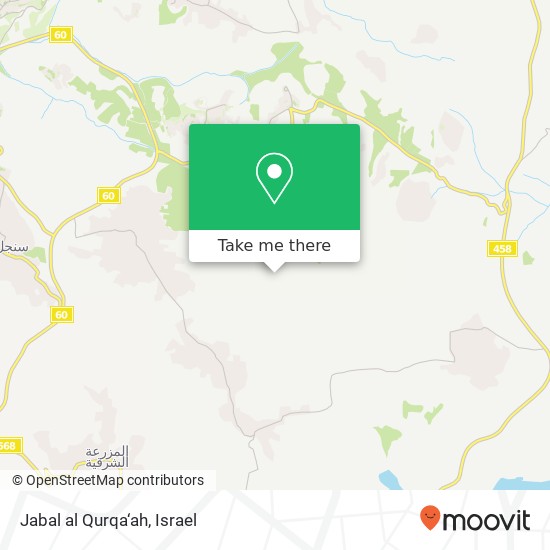 Jabal al Qurqa‘ah map