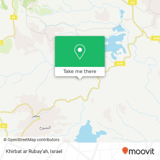 Khirbat ar Rubay‘ah map