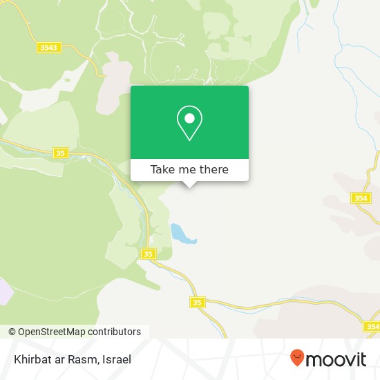 Карта Khirbat ar Rasm
