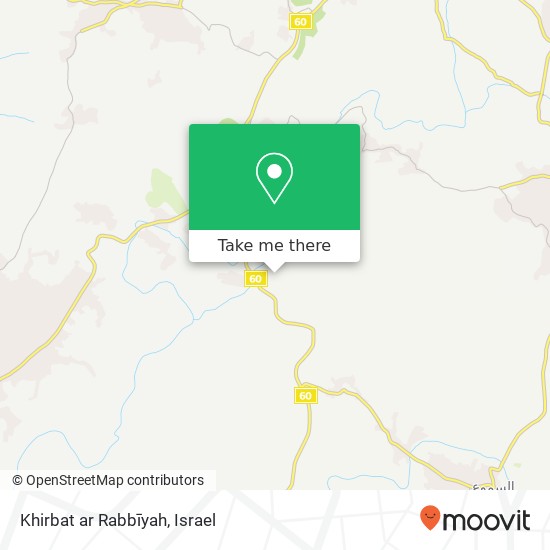 Khirbat ar Rabbīyah map