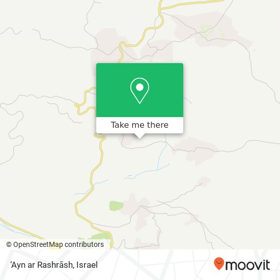 ‘Ayn ar Rashrāsh map