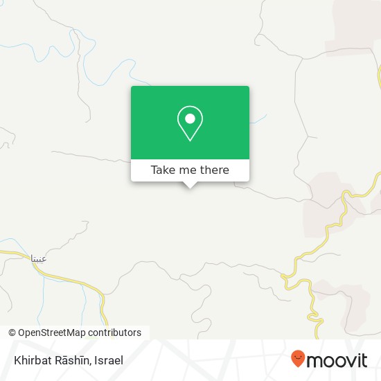 Khirbat Rāshīn map
