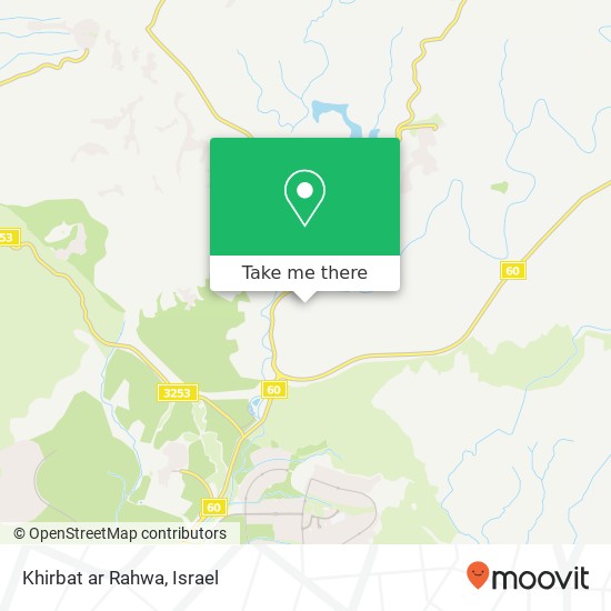 Khirbat ar Rahwa map