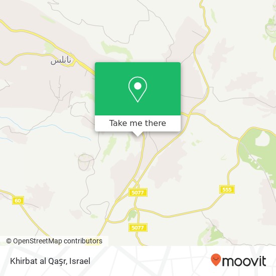 Khirbat al Qaşr map