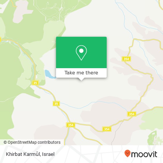 Карта Khirbat Karmūl