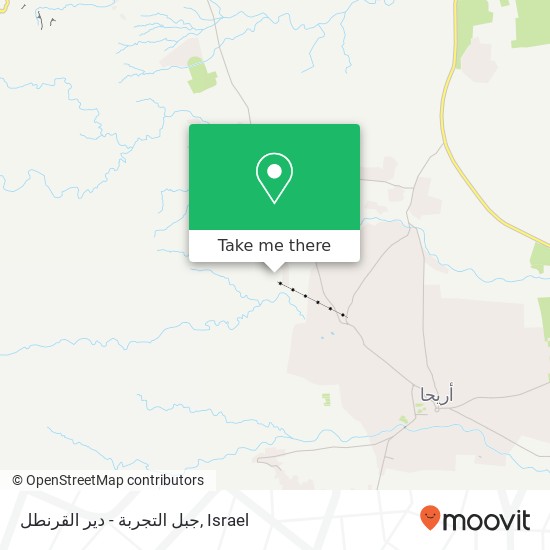 جبل التجربة - دير القرنطل map