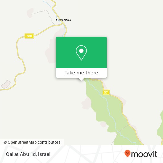 Qal‘at Abū ‘Id map
